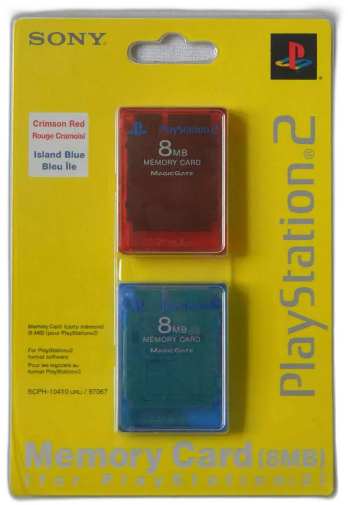 PS2 Memory Card Crimson Red by Sony