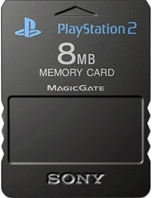  Sony PlayStation 2 Black Memory Card [EU]