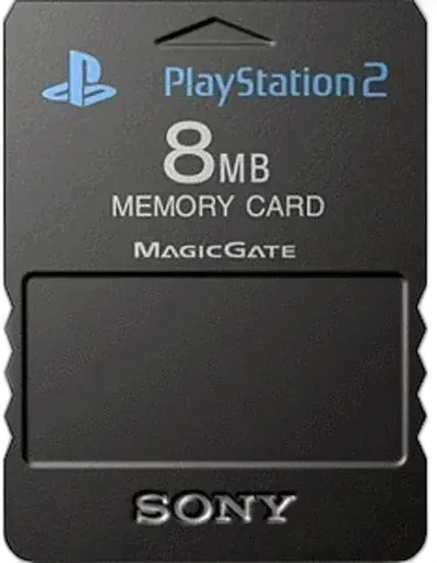 Sony PlayStation 2 Black Memory Card [EU]