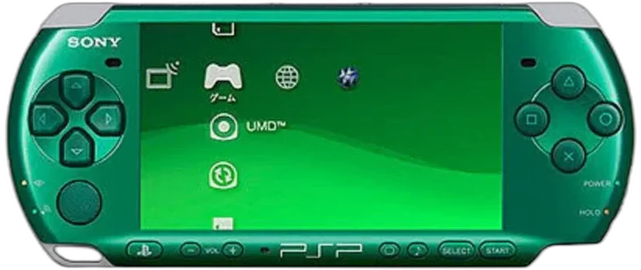  Sony PSP 3000 Carnival Spirited Green Console