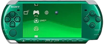 Sony PSP 3000 Carnival Spirited Green Console