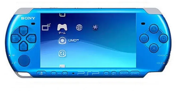 Nintendo Switch PSP-3000 VIBRANTBLUE Consolevariations - Sony PSP 3000 Carnival Vibrant Blue Console