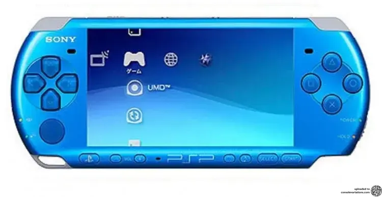Consolevariations - Sony PSP 3000 Carnival Vibrant Blue Console