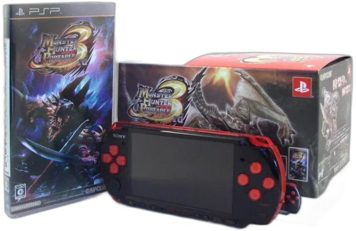  Sony PSP 3000 Monster Hunter 3 Console