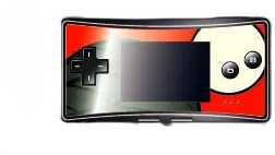  Nintendo Game Boy Micro Toon Themed  Faceplate