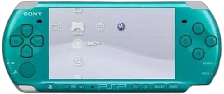  Sony PSP 3000 Turquoise Green Console