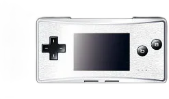  Nintendo Game Boy Micro White Faceplate