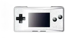  Nintendo Game Boy Micro White Faceplate