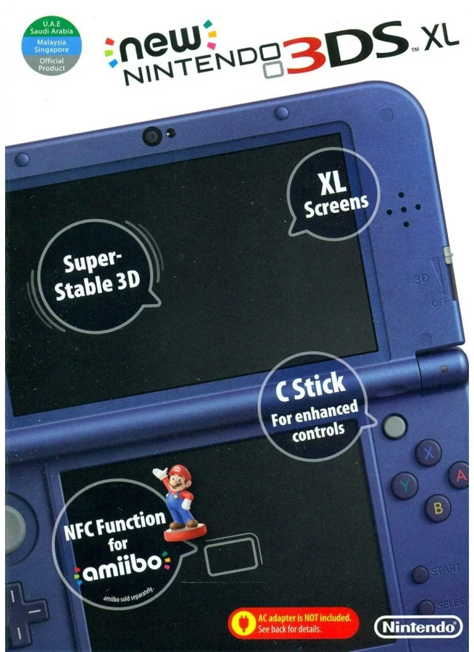  New Nintendo 3DS XL Metallic Blue Console [ASIA]