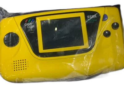 Sega Game Gear Yellow Sports Prototype Console