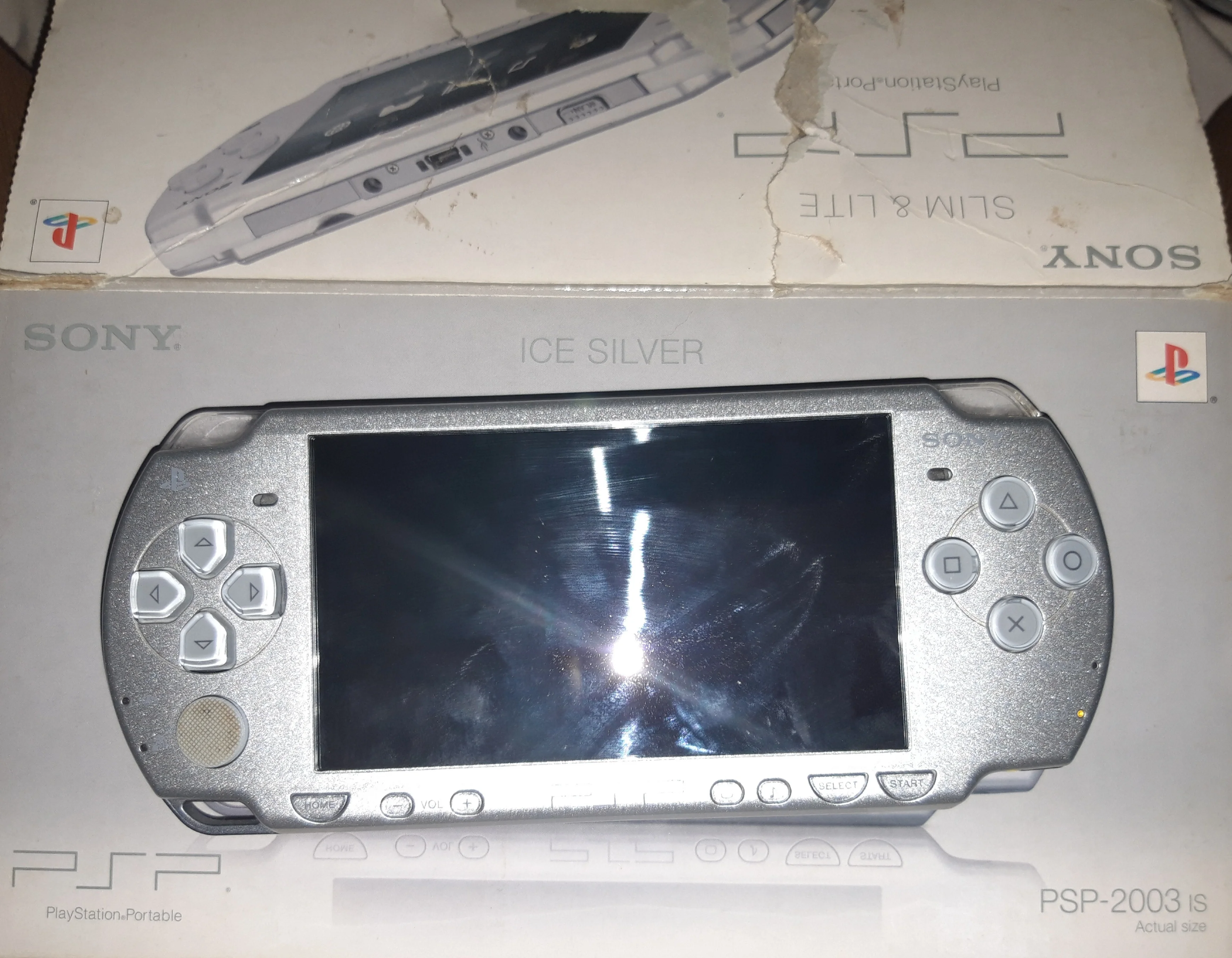  Sony PSP 2003 Ice Silver Console [UK]