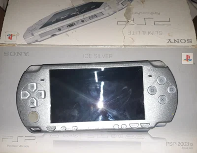Sony PSP 2003 Ice Silver Console [UK]