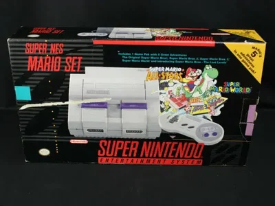 SNES Mario Set Console