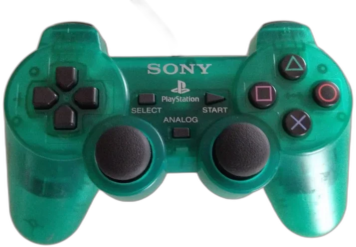  Sony PlayStation 2 Clear Green Controller [JP]