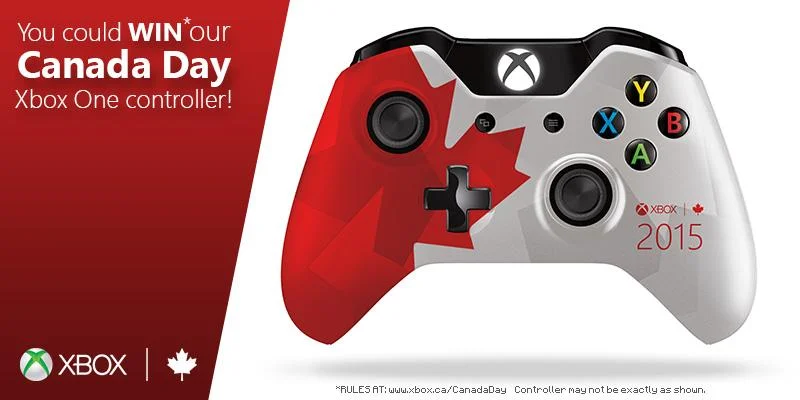  Microsoft Xbox One Canada Day 2015 Controller