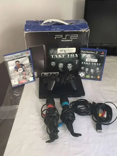 Sony Playstation 2 Slim Singstar Take That Console