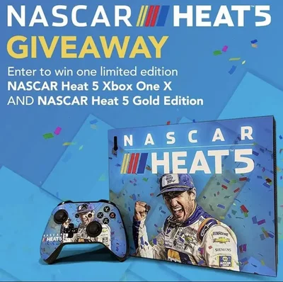 Microsoft Xbox One X NASCAR Heat Console