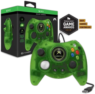 Hyperkin Duke Xbox One X Green Controller