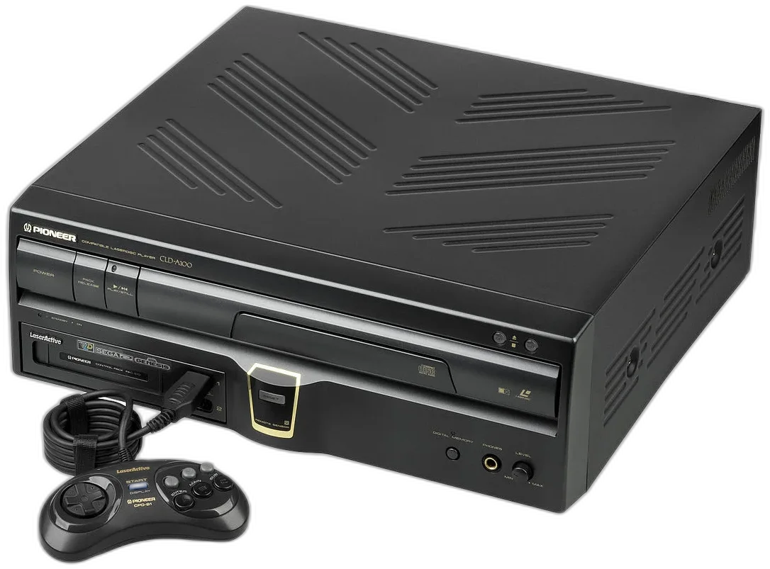  Sega Mega Drive Pionner LaserActive Console