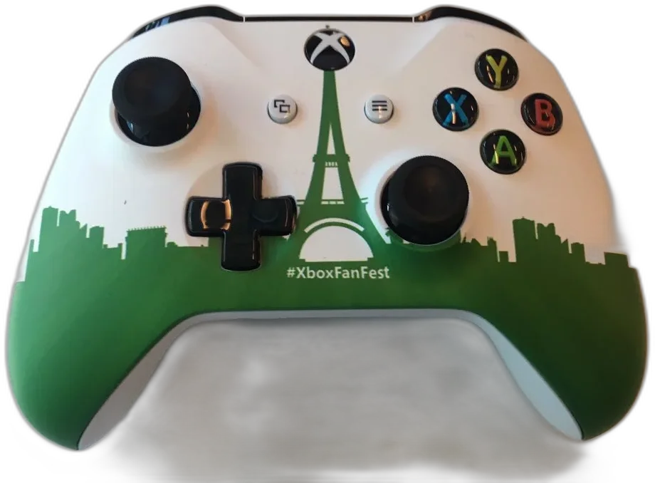  Microsoft Xbox One S FanFest Paris 2018 Green Controller