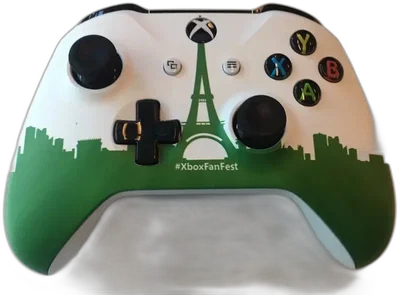 Microsoft Xbox One S FanFest Paris 2018 Green Controller