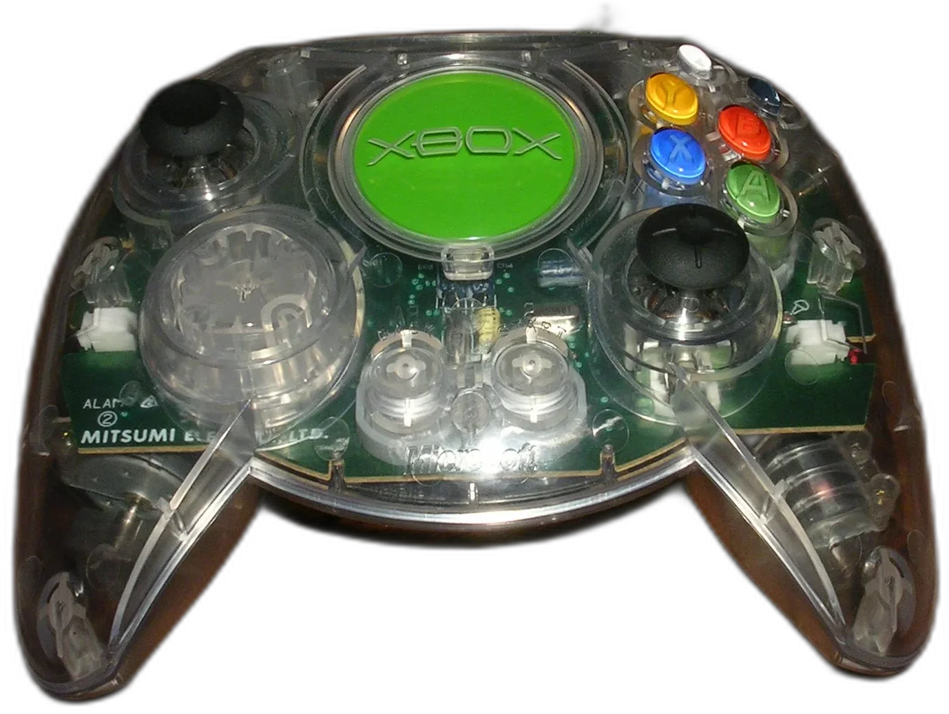  Microsoft Xbox Clear Prototype Controller