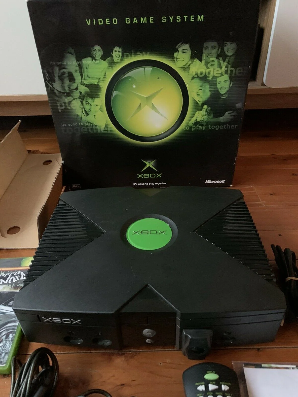 Microsoft Xbox Black Console [AUS]