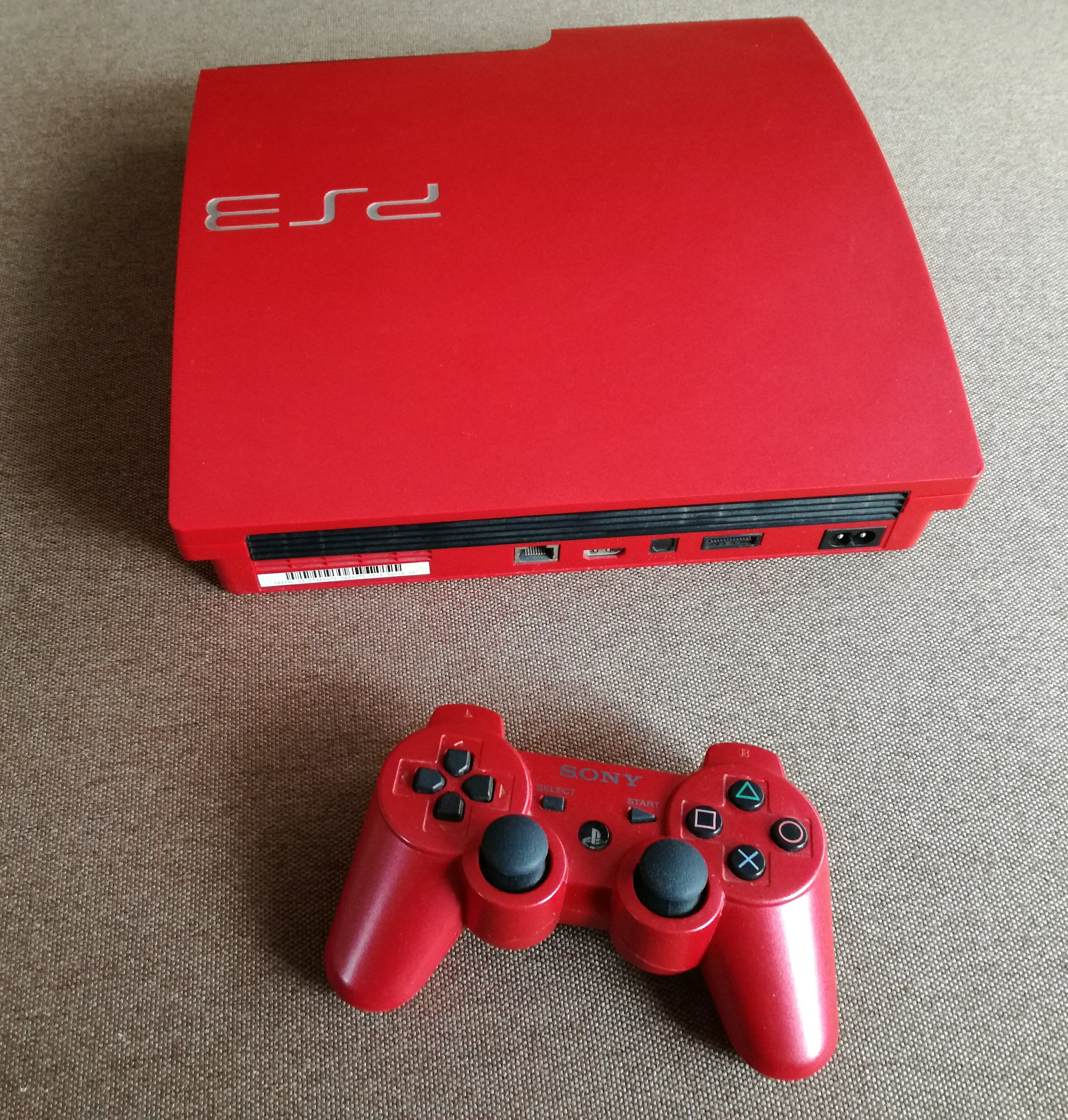 ukendt Høj eksponering fure Sony PlayStation 3 Slim Red Console [JP] - Consolevariations