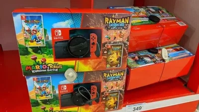 Nintendo Switch Rayman Legends & Mario Rabbids Kingdom Battle Bundle [ES]