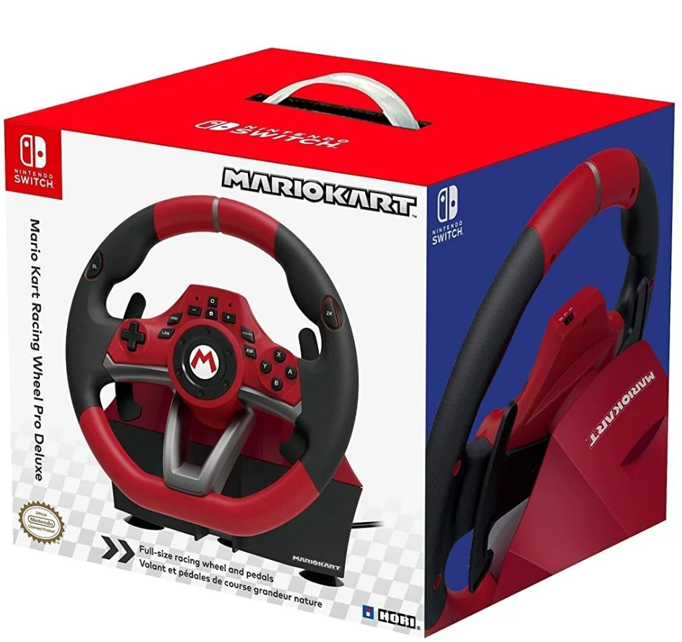  Hori Mario Kart Racing Wheel Pro Deluxe