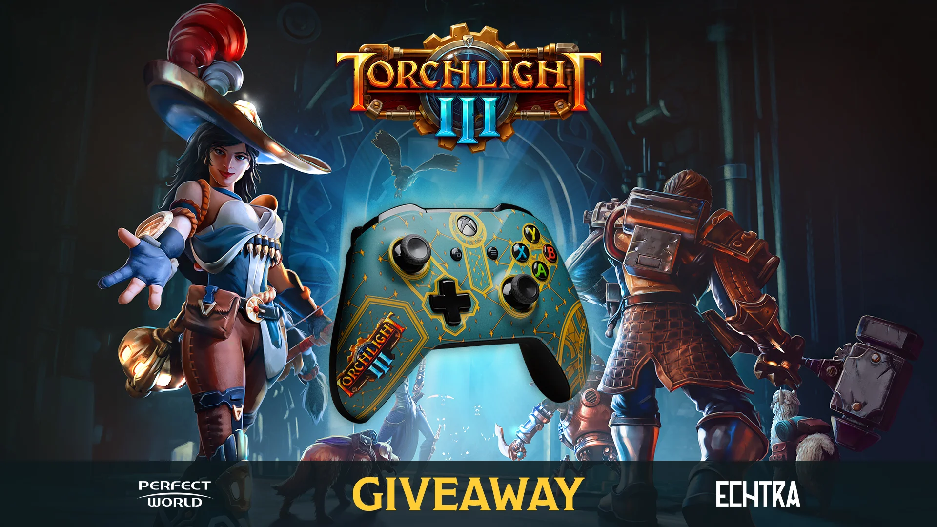 Torchlight III Giveaway - Custom Controller, 3 Xbox One Codes and