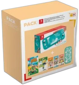  Nintendo Switch Lite Animal Crossing Blue FNAC Bundle