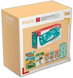 Nintendo Switch Lite Animal Crossing Blue FNAC Bundle