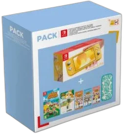  Nintendo Switch Lite Animal Crossing Yellow FNAC Bundle