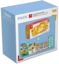 Nintendo Switch Lite Animal Crossing Yellow FNAC Bundle