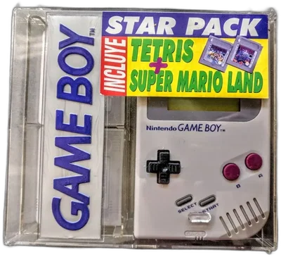 Nintendo Gameboy Acryl Box Star Pack Bundle