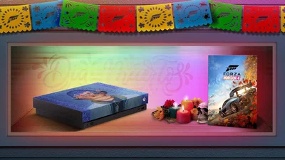 Microsoft Xbox One X Dia de los Muertos Vodoo Console