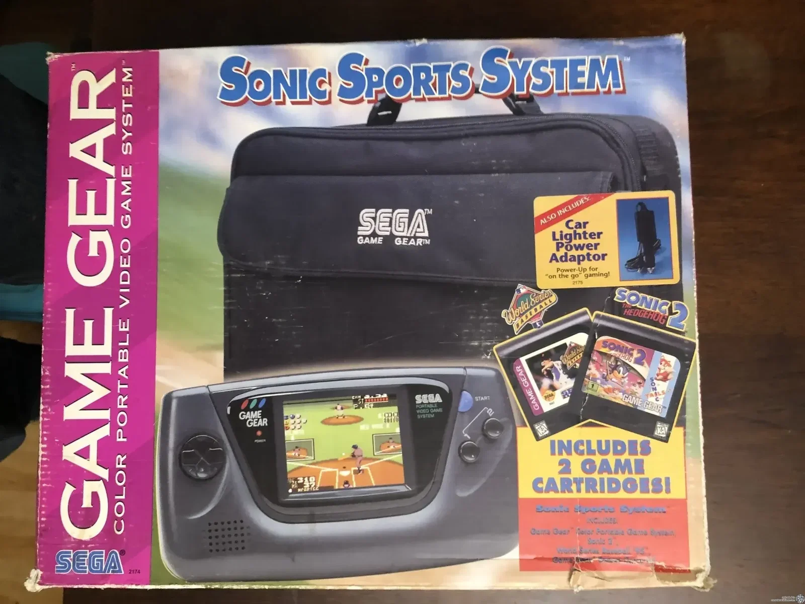 Consolevariations - Sega Game Gear Sonic Sports System w/cigarette ...