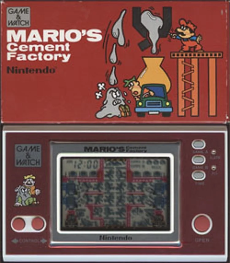  Nintendo Game &amp; Watch Mario&#039;s Cement Factory