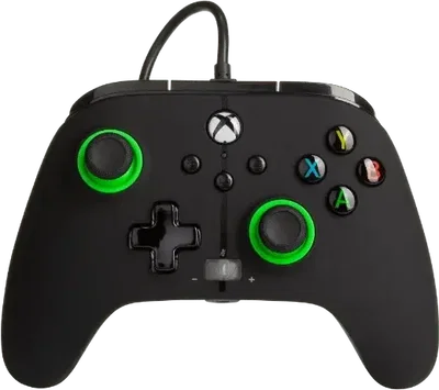 PowerA - Xbox Series X│S Ehanced Wired Controller - Green Hint