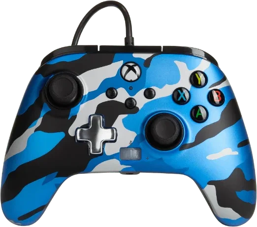 PowerA - Xbox Series X│S Ehanced Wired Controller - Metallic Blue