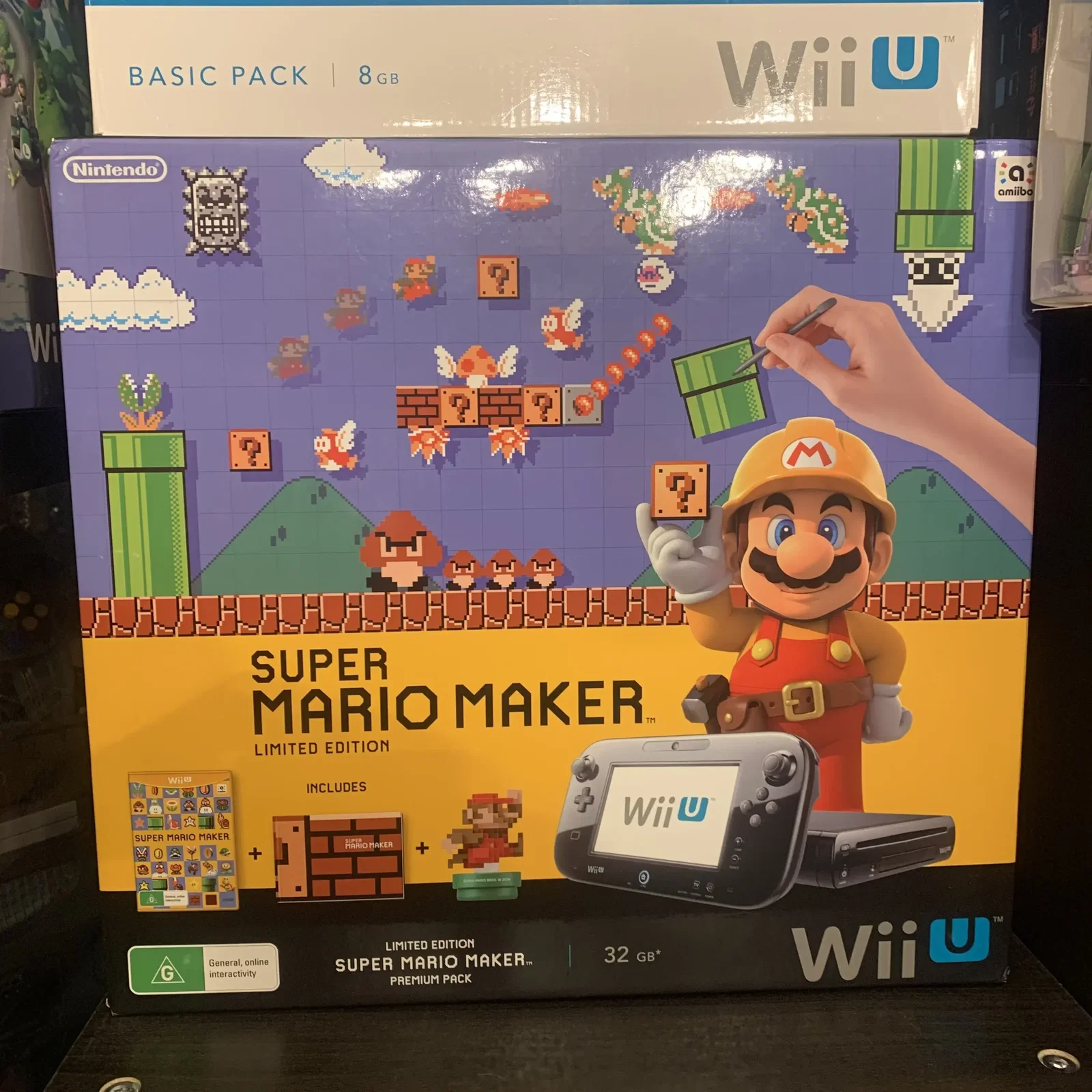 Nintendo Wii U Super Mario Maker Bundle Nintendo Wii U Super Mario Maker Limited Edition Bundle [AUS