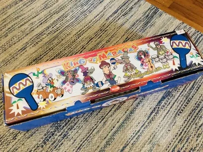 Sega Dreamcast Blue Maracas Shaking Controllers