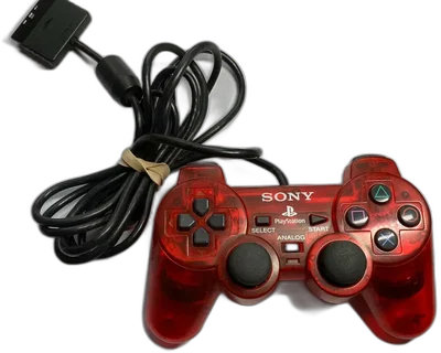 Sony PlayStation 2 Clear Red Controller [NA]