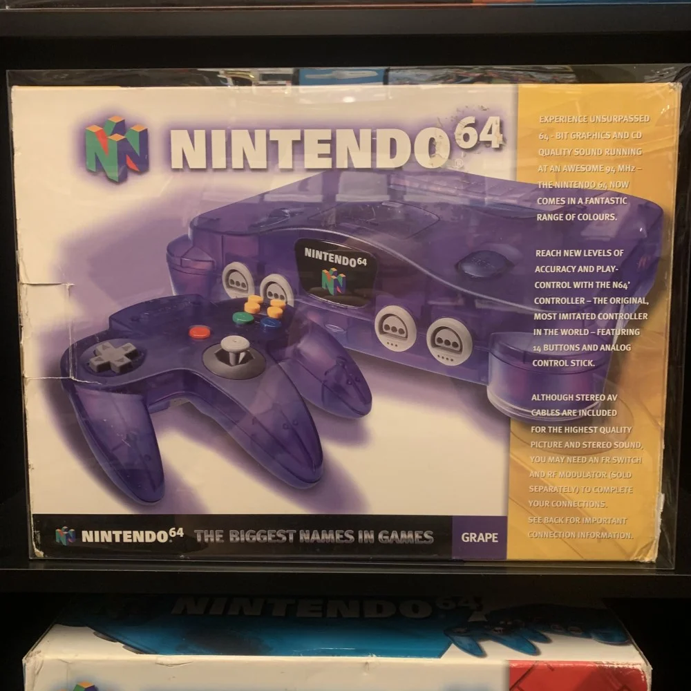  Nintendo 64 Grape Purple Console [AUS]