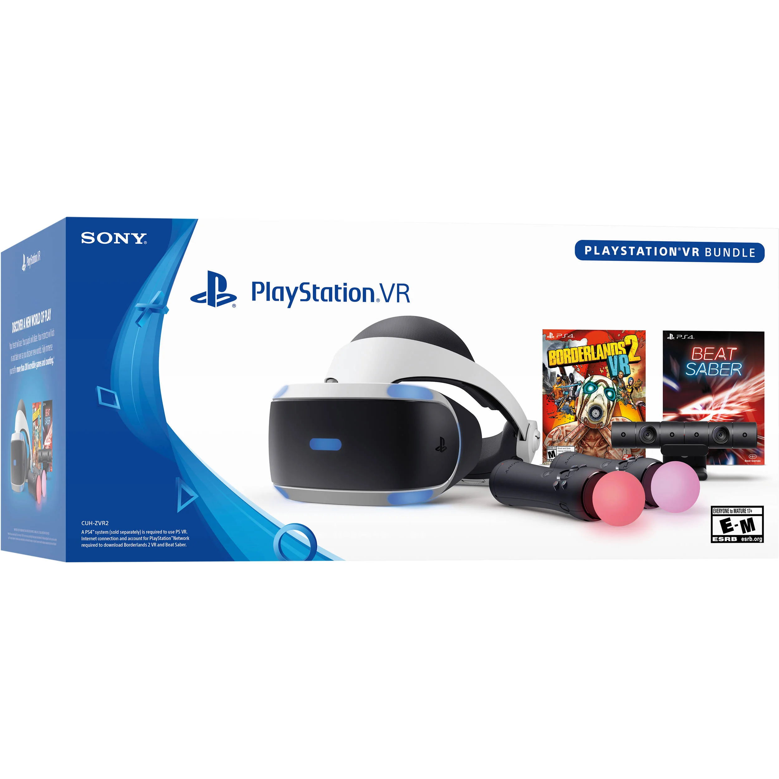  Sony PlayStation VR - Borderlands 2 and Beat Saber Bundle