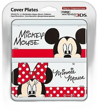  New Nintendo 3DS Mickey and Minnie faceplate