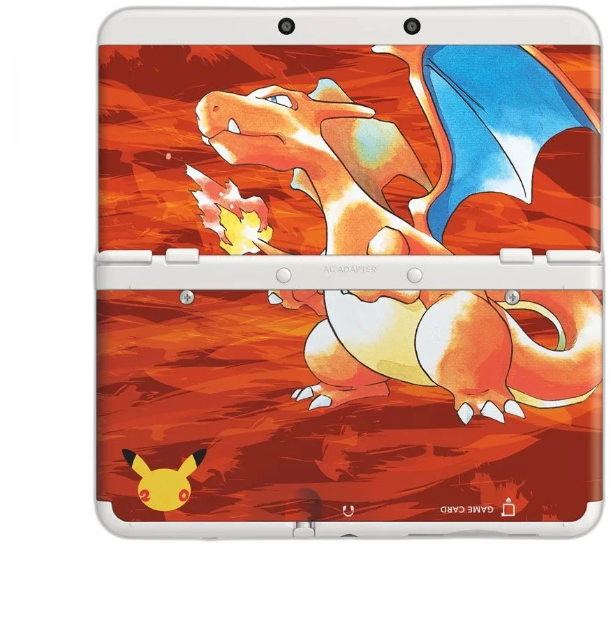  New Nintendo 3DS Pokemon Red 20th anniversary faceplate