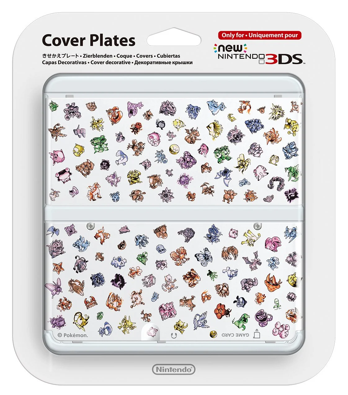  New Nintendo 3DS 150 Pokemon Faceplate