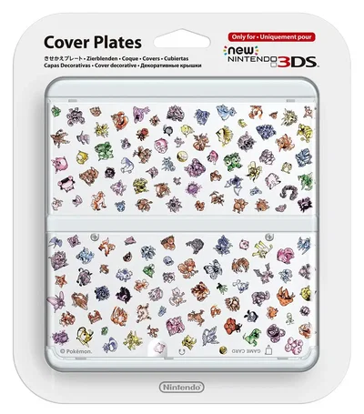 New Nintendo 3DS 150 Pokemon Faceplate
